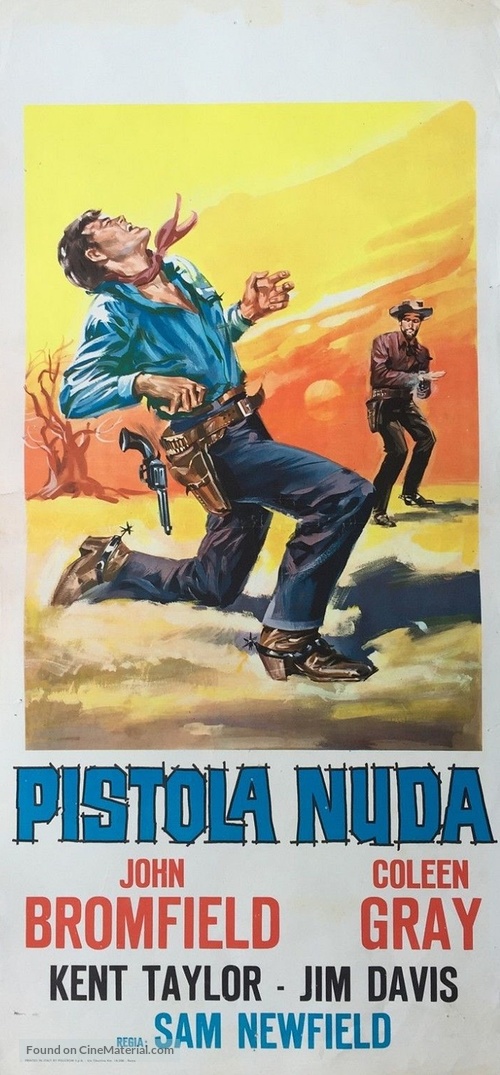 Frontier Gambler - Italian Movie Poster