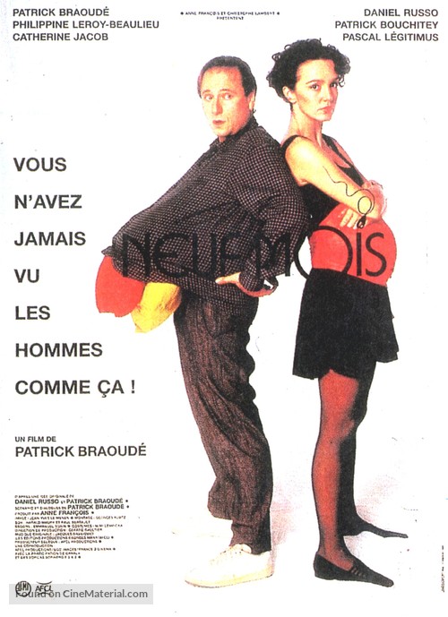 Neuf mois - French Movie Poster