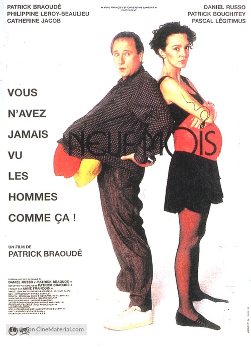 Neuf mois - French Movie Poster