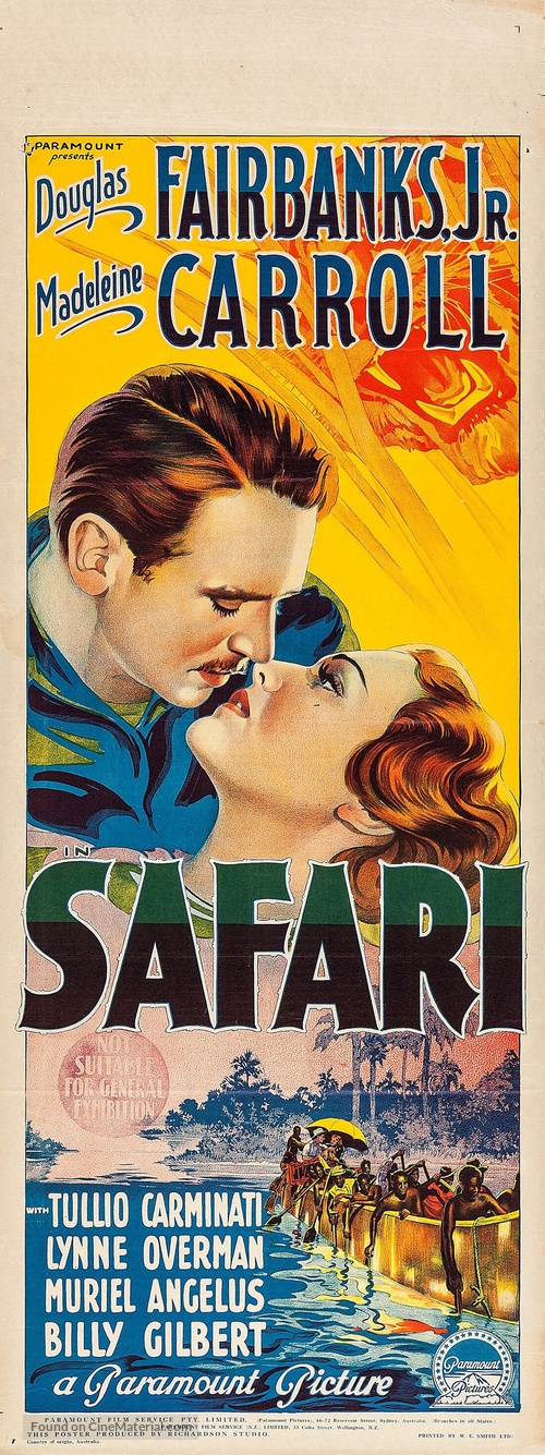 Safari - Australian Movie Poster