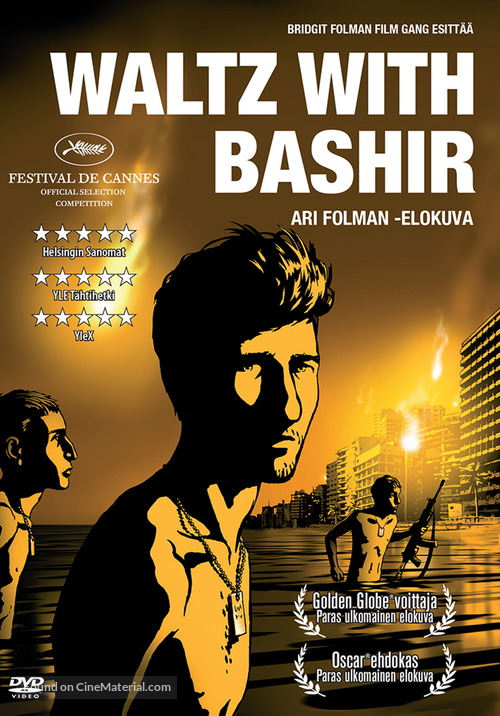 Vals Im Bashir - Finnish DVD movie cover