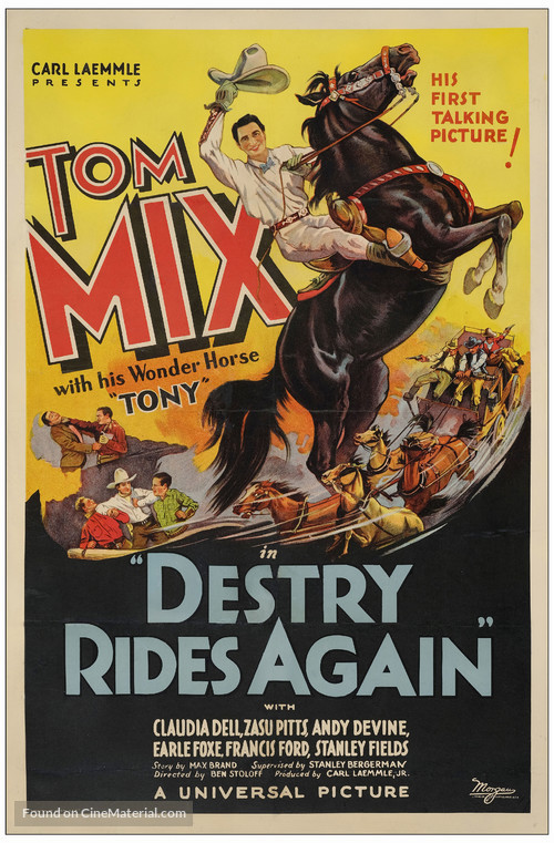 Destry Rides Again - Movie Poster