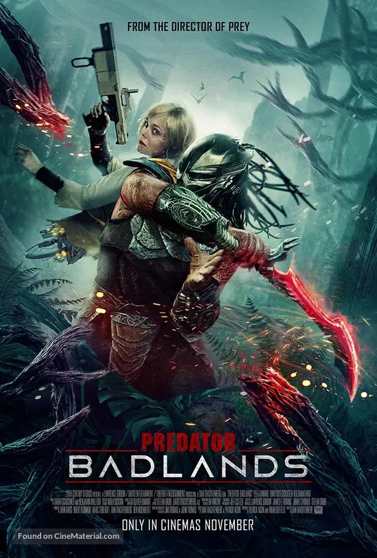 Predator Badlands (2025) British movie poster — free download
