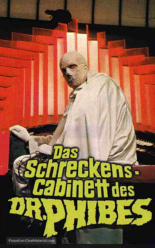 The Abominable Dr. Phibes - German VHS movie cover