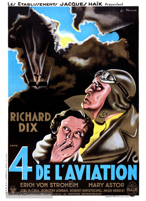 The Lost Squadron - French Movie Poster