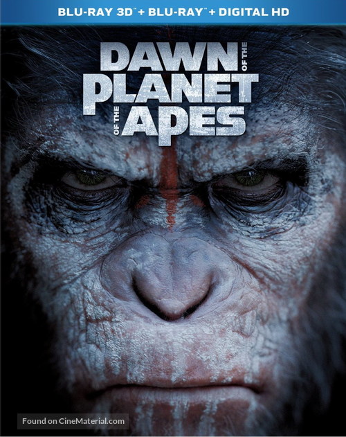 Dawn of the Planet of the Apes - Blu-Ray movie cover