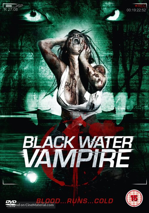 The Black Water Vampire - British DVD movie cover