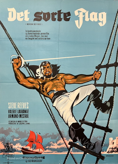 Morgan il pirata - Danish Movie Poster