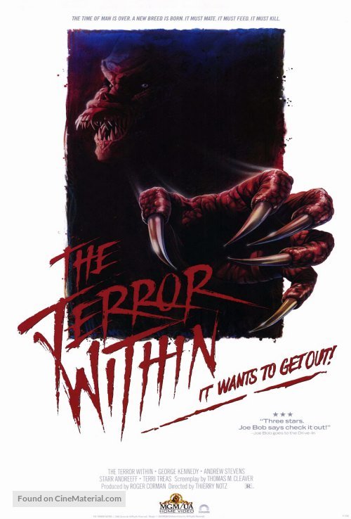 The Terror Within - VHS movie cover