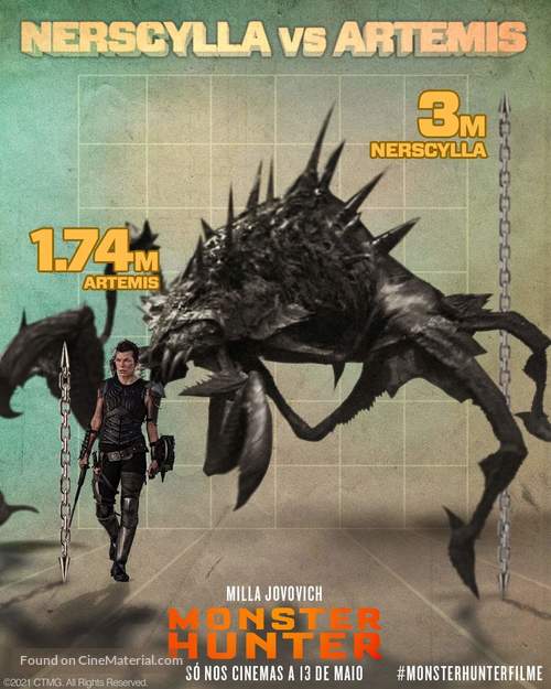 Monster Hunter - Portuguese Movie Poster