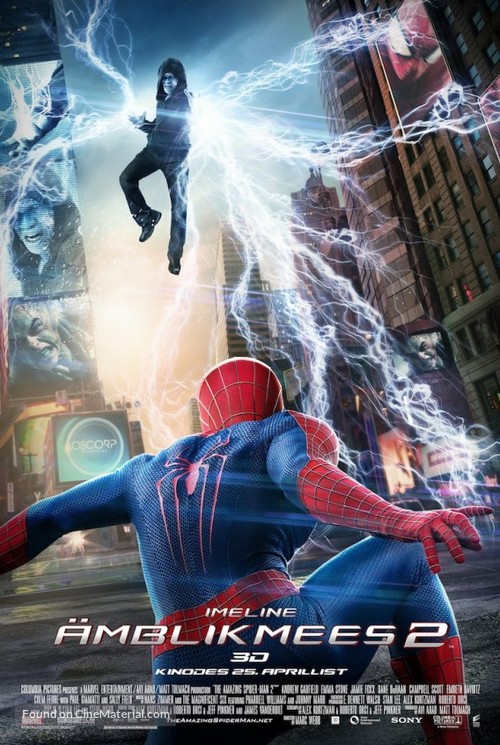 The Amazing Spider-Man 2 - Estonian Movie Poster