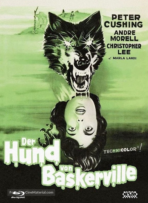 The Hound of the Baskervilles - Austrian Blu-Ray movie cover