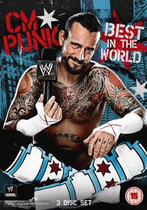 WWE: CM Punk - Best in the World - British DVD movie cover