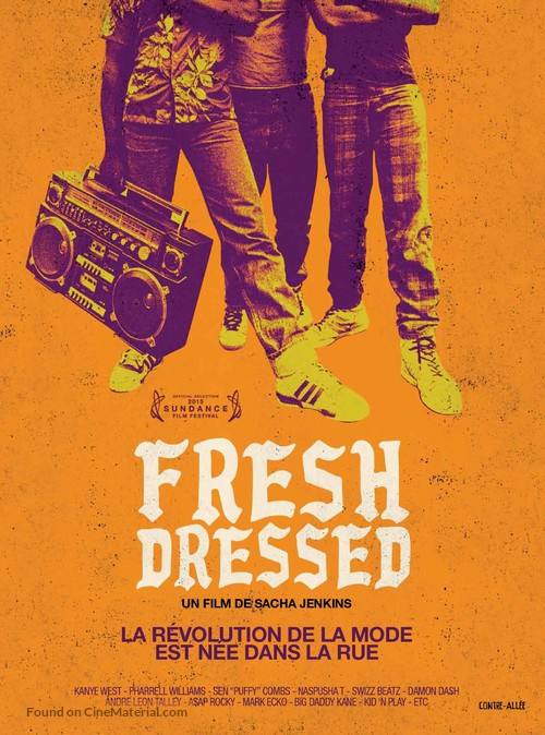 Fresh Dressed - French DVD movie cover