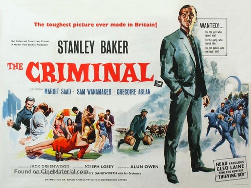 The Criminal - British Movie Poster