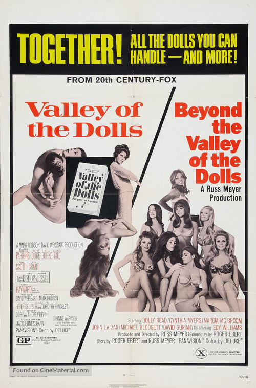 Beyond the Valley of the Dolls - Combo movie poster