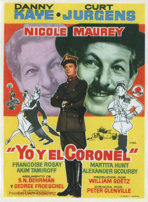Me and the Colonel - Spanish Movie Poster