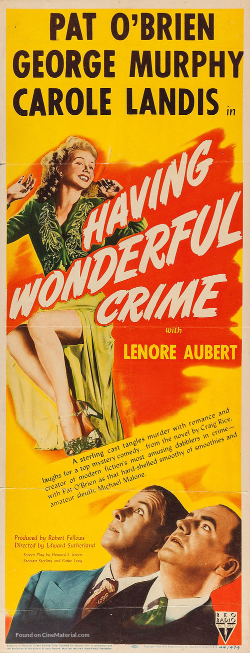 Having Wonderful Crime - Movie Poster