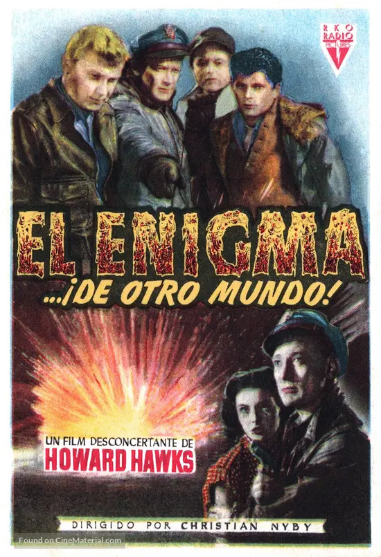 The Thing From Another World - Spanish Movie Poster