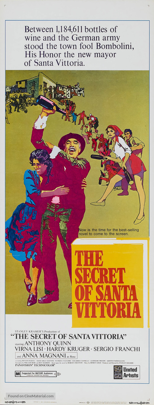 The Secret of Santa Vittoria - Movie Poster