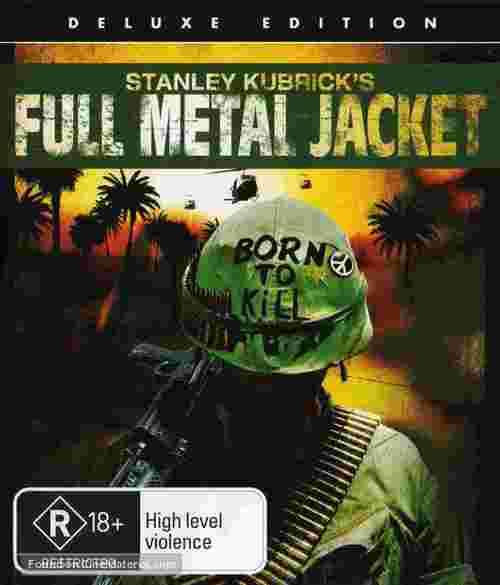 Full Metal Jacket - New Zealand Blu-Ray movie cover