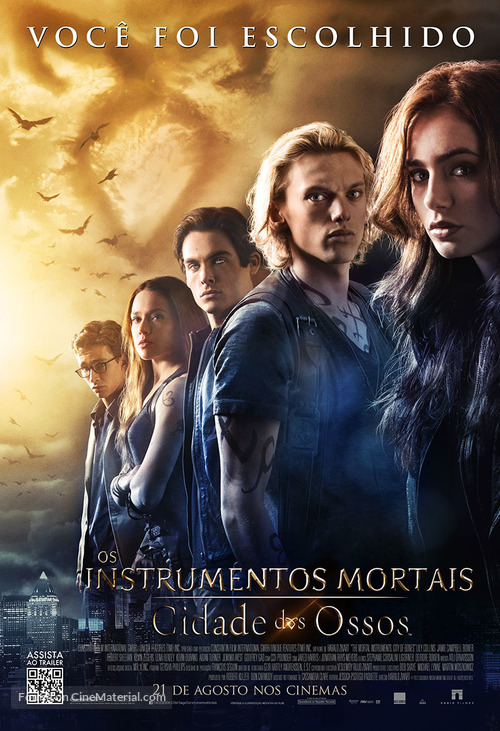 The Mortal Instruments: City of Bones - Brazilian Movie Poster