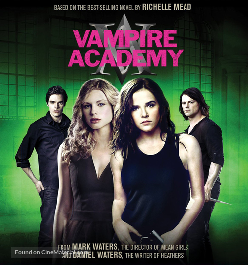 Vampire Academy - Blu-Ray movie cover