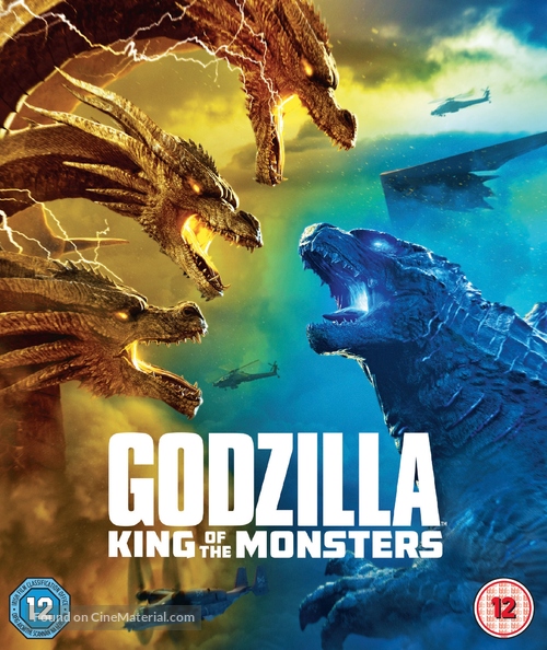 Godzilla: King of the Monsters - British Blu-Ray movie cover