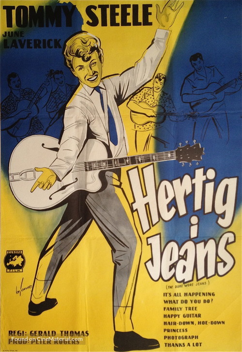The Duke Wore Jeans - Swedish Movie Poster