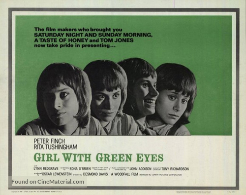 Girl with Green Eyes - Movie Poster