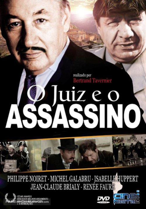 Juge et l&#039;assassin, Le - Brazilian DVD movie cover