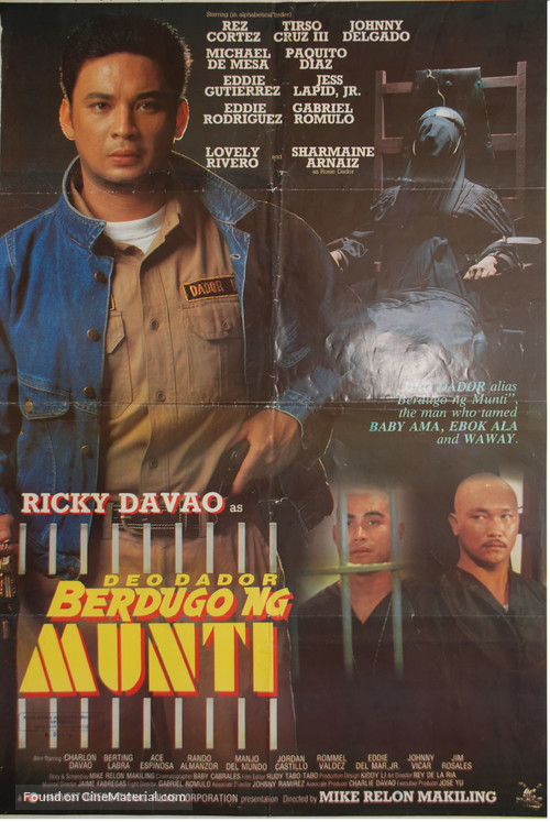 Deo Dador: Berdugo ng Munti - Philippine Movie Poster