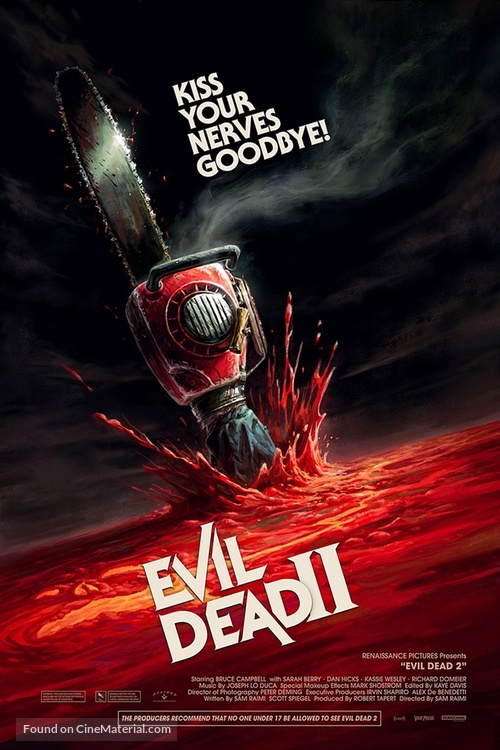 Evil Dead II - British poster