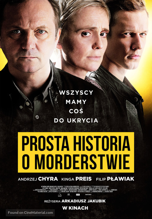 Prosta historia o morderstwie - Polish Movie Poster