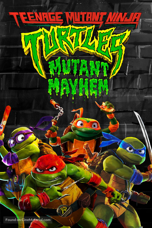 Teenage Mutant Ninja Turtles: Mutant Mayhem - British Movie Cover