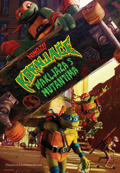 Teenage Mutant Ninja Turtles: Mutant Mayhem - Croatian Movie Poster