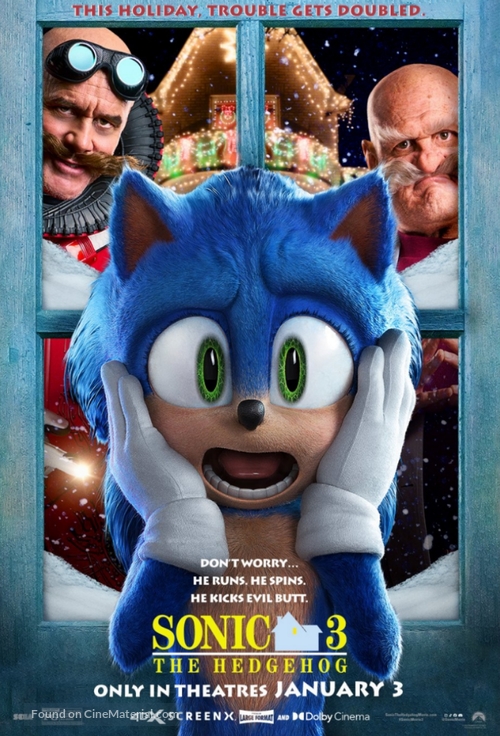 Sonic the Hedgehog 3 - Indian Movie Poster