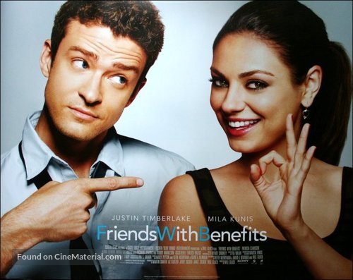 Friends with Benefits - British Movie Poster