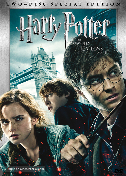 Harry Potter and the Deathly Hallows - Part 1 - DVD movie cover