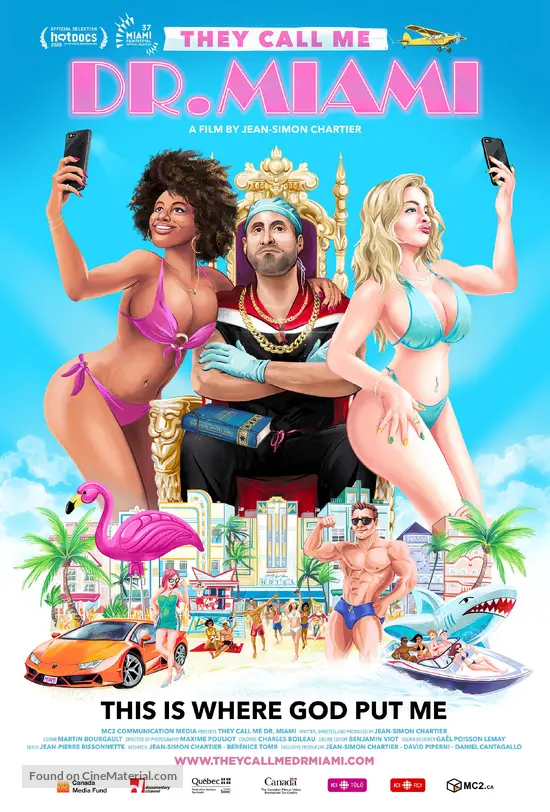 They Call Me Dr. Miami - Canadian Movie Poster