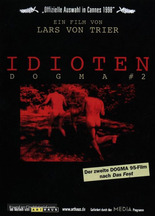 Idioterne - German DVD movie cover