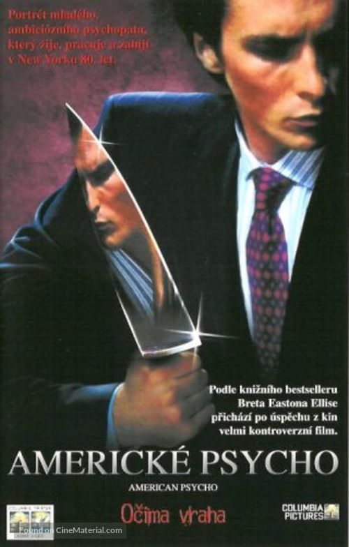 American Psycho - Czech VHS movie cover