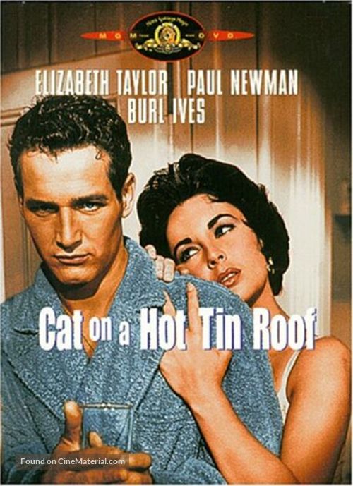 Cat on a Hot Tin Roof - DVD movie cover