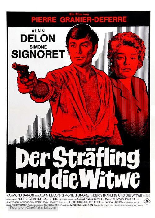 La Veuve Couderc - German Movie Poster
