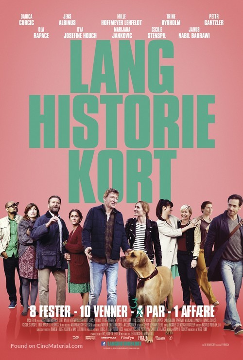 Lang historie kort - Danish Movie Poster