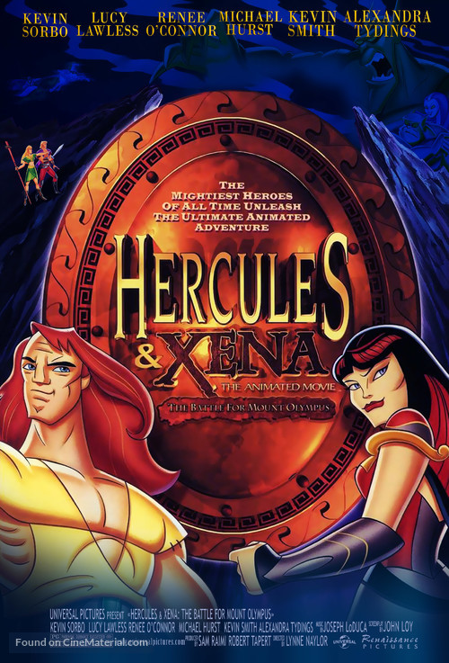 Hercules and Xena - The Animated Movie: The Battle for Mount Olympus - Movie Poster