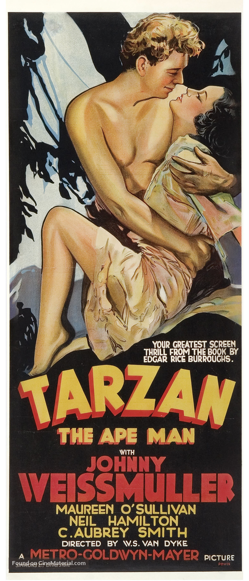 Tarzan the Ape Man - Australian Movie Poster