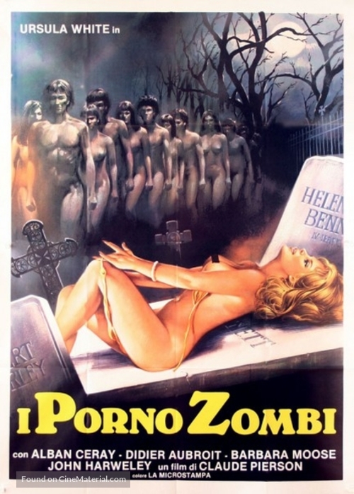La fille &agrave; la fourrure - Italian Movie Poster