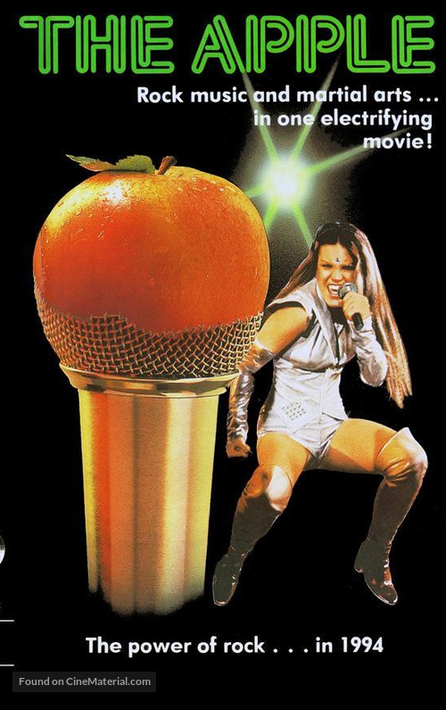 The Apple - British VHS movie cover