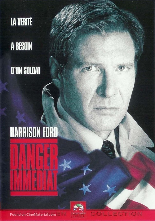 Clear and Present Danger - French DVD movie cover